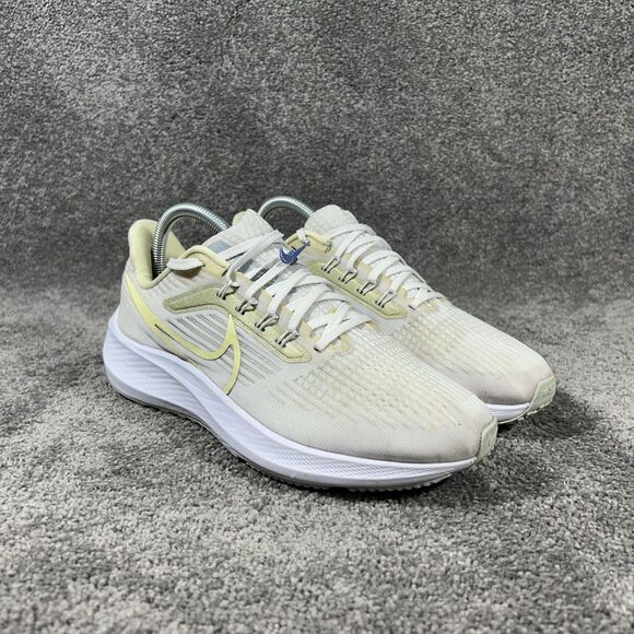 Nike Air Zoom Pegasus 39 FD0796-100 Women's Size 8.5 Sail Citron Running Shoes - Picture 2 of 12